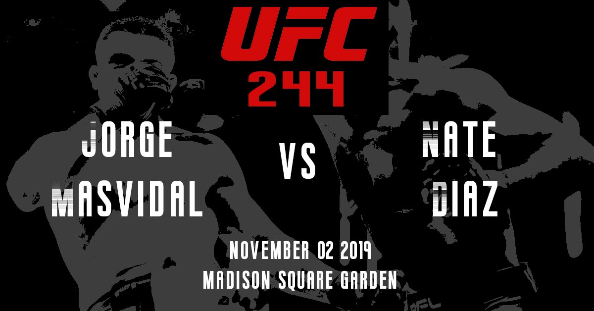 UFC 244: Jorge Masvidal vs Nate Diaz Prediction