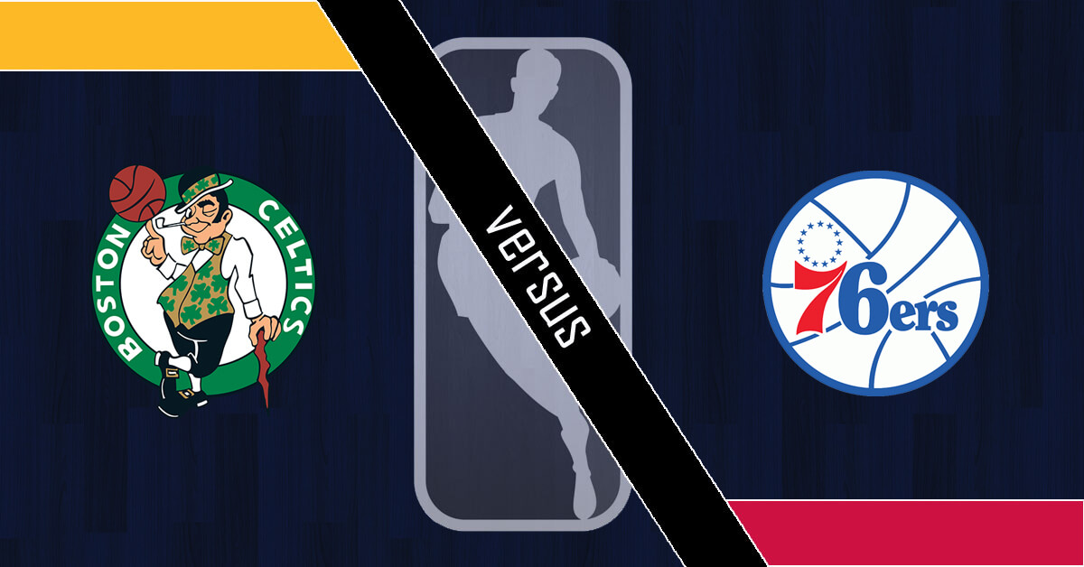 Boston Celtics vs Philadelphia 76ers - NBA Logo