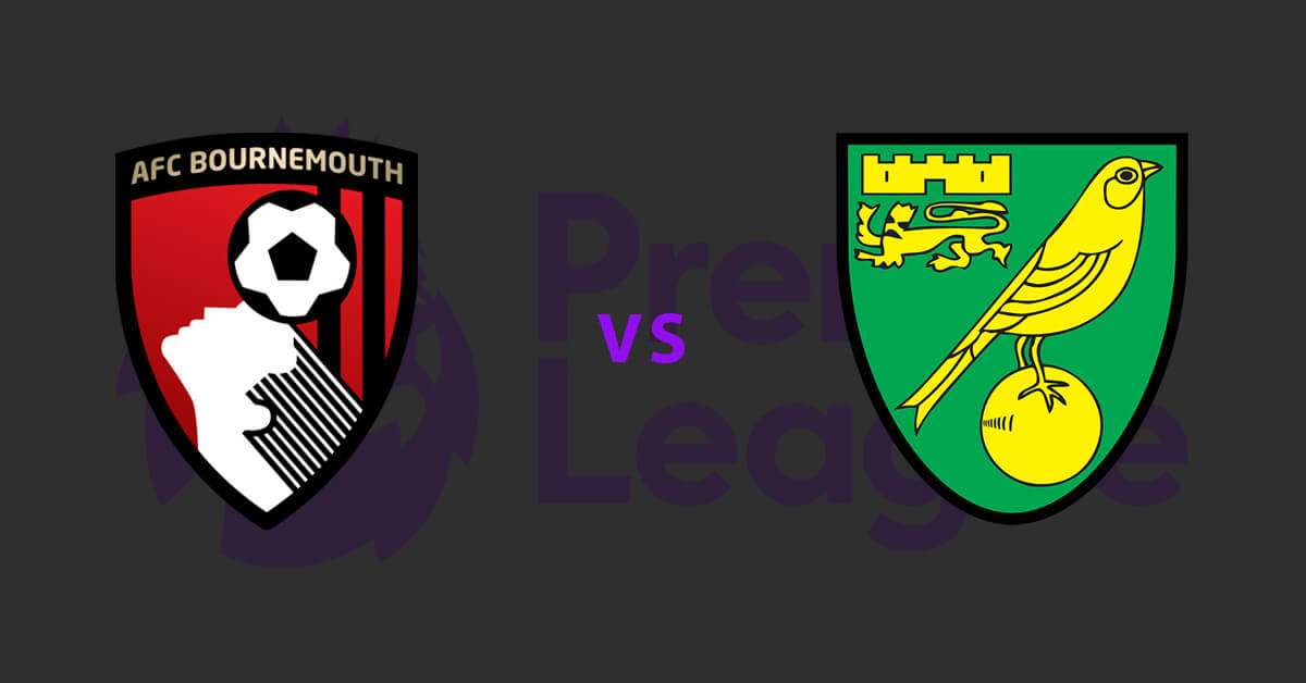 Bournemouth vs Norwich City Logos - EPL Logo
