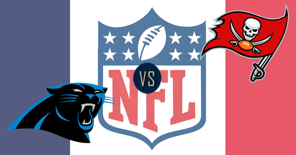 Carolina Panthers vs Tampa Bay Buccaneers Logos - NFL Logo