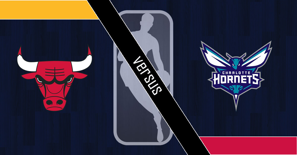Chicago Bulls vs Charlotte Hornets Logo - NBA Logo