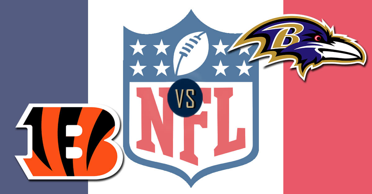 Cincinnati Bengals vs Baltimore Ravens Logos - NFL Logo