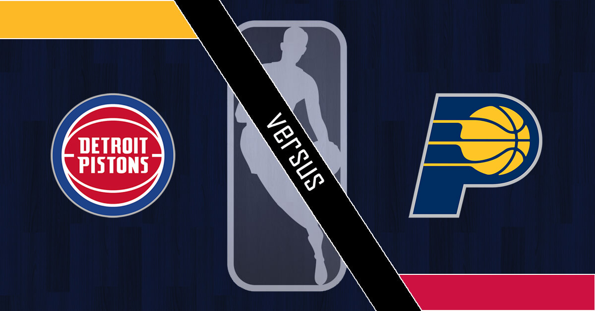 Detroit Pistons vs Indiana Pacers Logos - NBA Logo