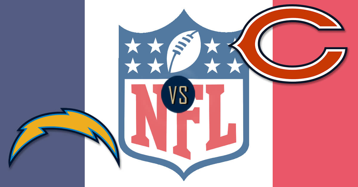 Los Angeles Chargers vs Chicago Bears Logos - NFL Logo