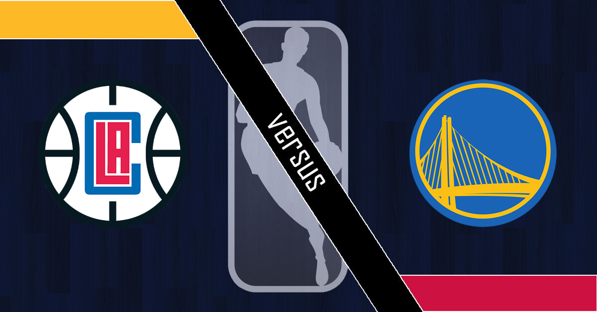Los Angeles Clippers vs Golden State Warriors Logos - NBA Logo