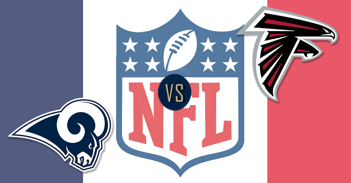 Los Angeles Rams vs Atlanta Falcons Logos - NFL Logo
