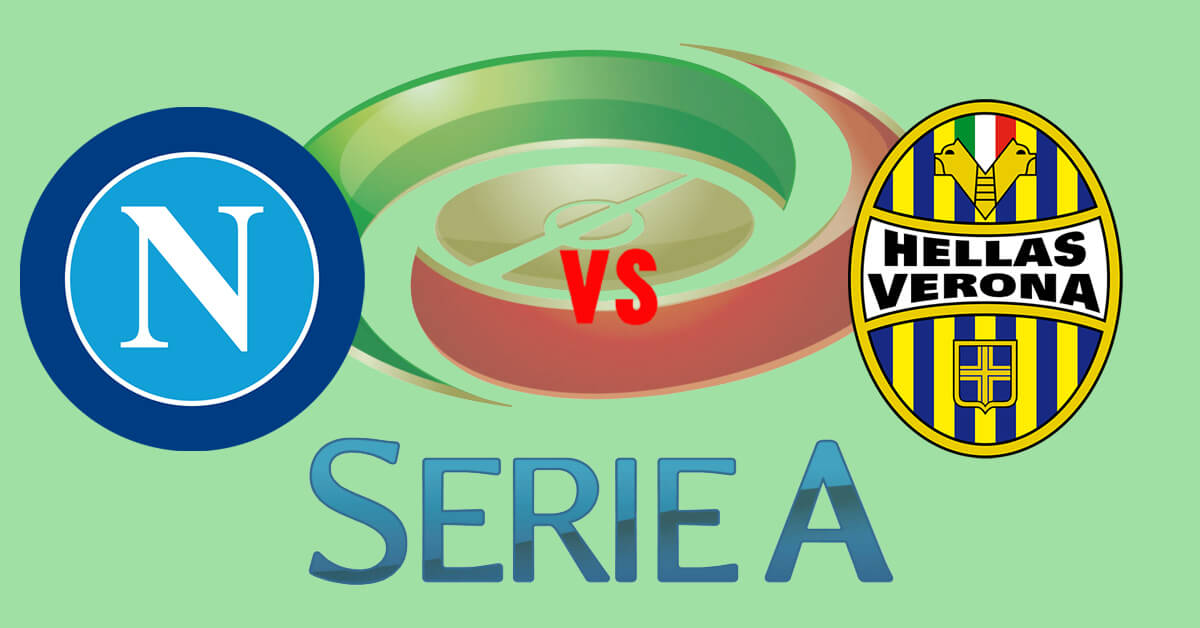 Napoli vs Verona Logos - Italian Serie A Logo