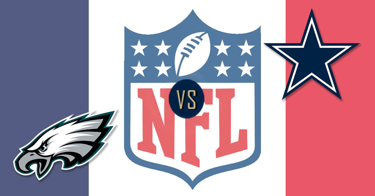 Philadelphia Eagles vs Dallas Cowboys Logos - NFL Logo