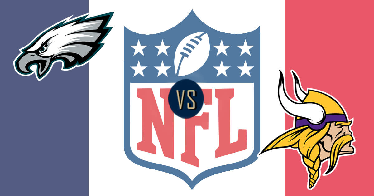Philadelphia Eagles vs Minnesota Vikings Logos - NFL Logo