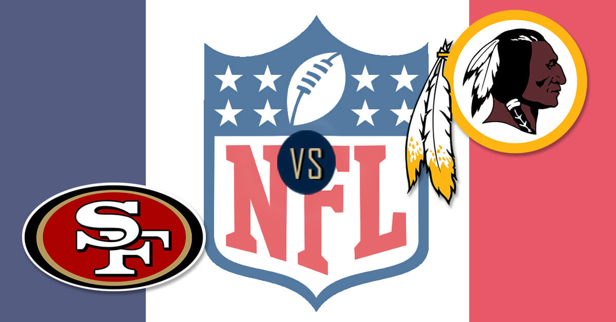 San Francisco 49ers vs Washington Redskins Logos - NFL Logo