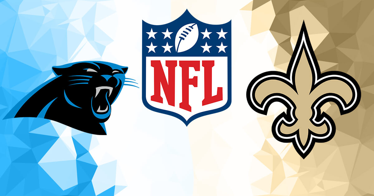 Carolina Panthers vs New Orleans Saints Logos - NFL Logo