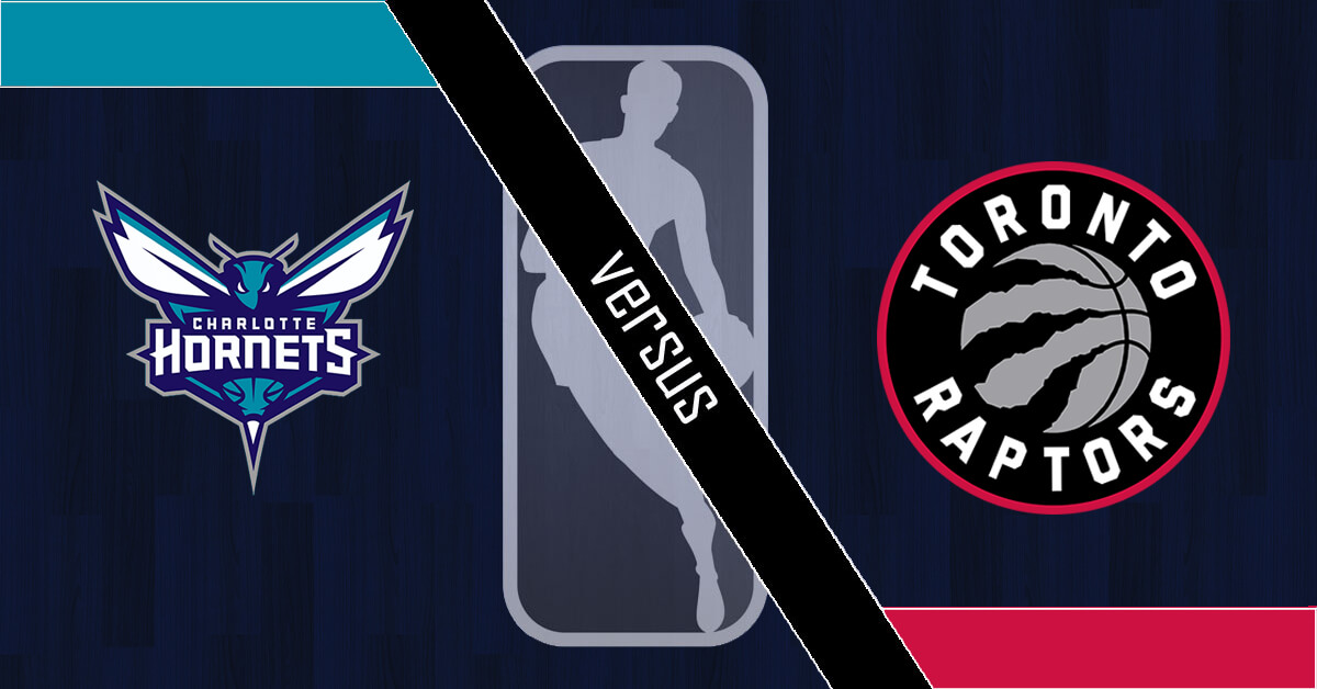 Charlotte Hornets vs Toronto Raptors Logos - NBA Logo