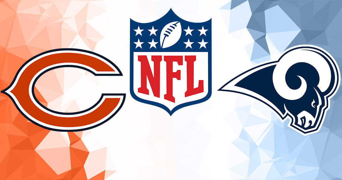 Chicago Bears vs Los Angeles Rams Logos - NFL Logo