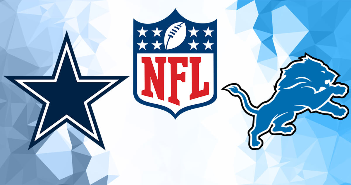 Dallas Cowboys vs Detroit Lions Logos - NFL Logo