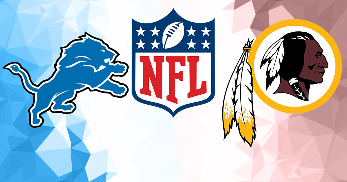Detroit Lions vs Washington Redskins Logos - NFL Logo
