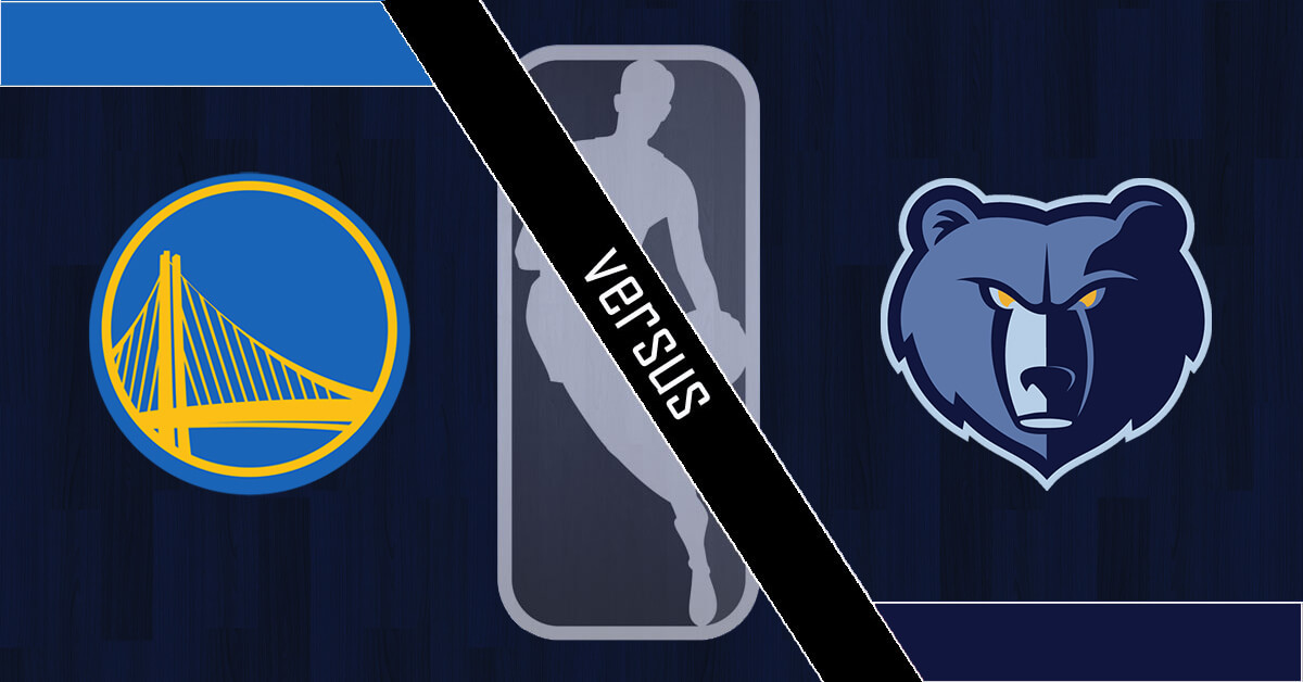 Golden State Warriors vs Memphis Grizzlies Logos - NBA Logo