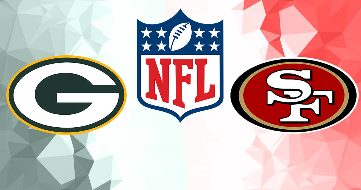 Green Bay Packers vs San Francisco 49ers Logos - NFL Logo