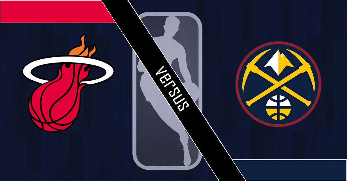 Miami Heat vs Denver Nuggets Logos - NBA Logo