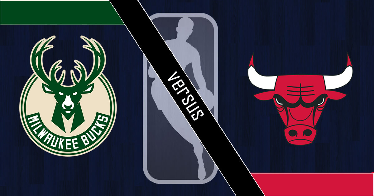 Milwaukee Bucks vs Chicago Bulls Logos - NBA Logo