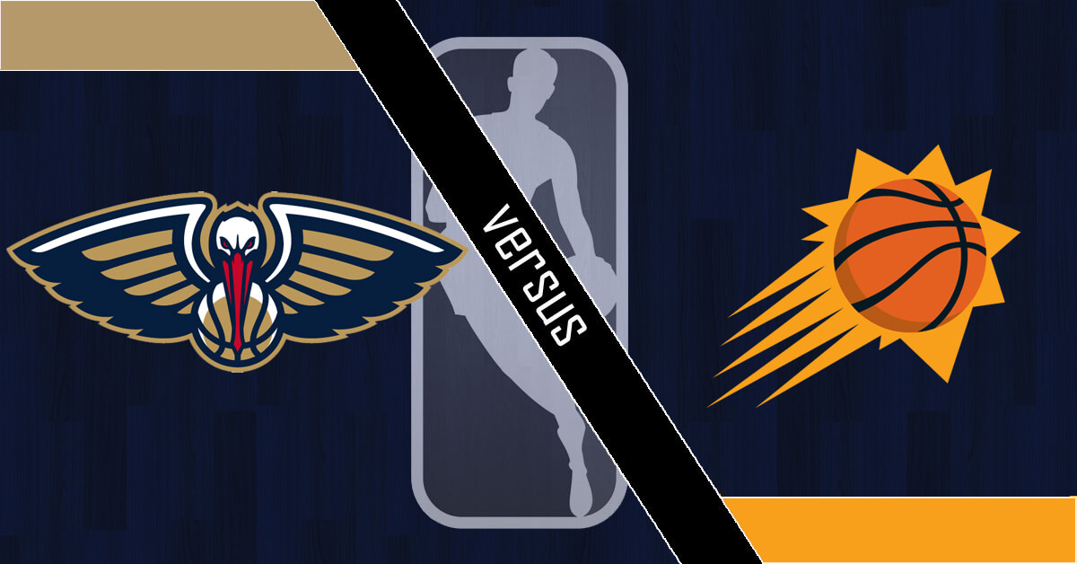 New Orleans Pelicans vs Phoenix Suns Logos - NBA Logo