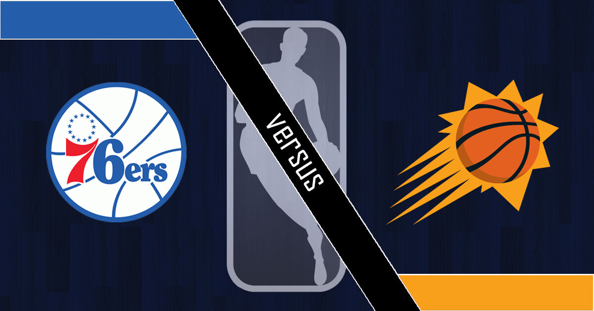 Philadelphia 76ers vs Phoenix Suns Logos - NBA Logo