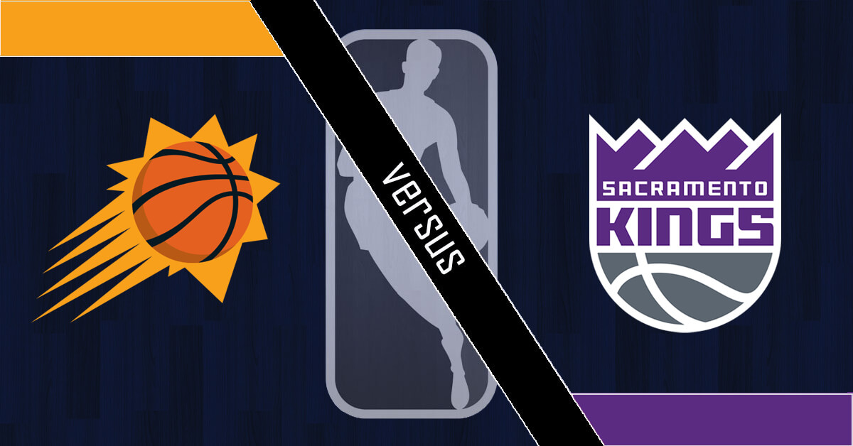 Phoenix Suns vs Sacramento Kings Logos - NBA Logo