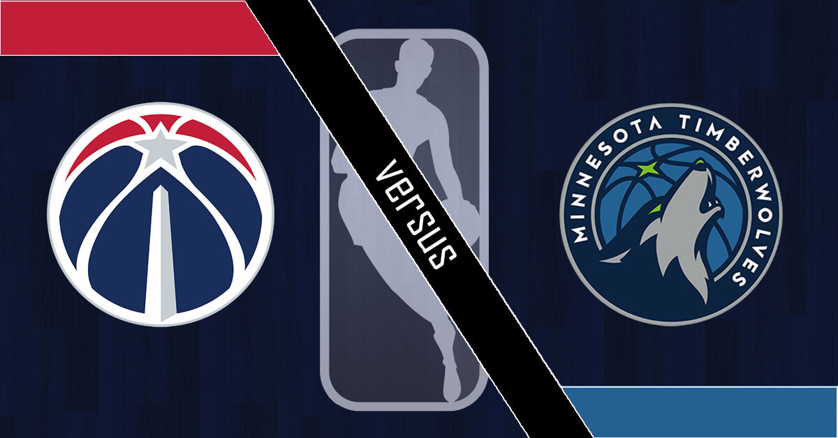 Washington Wizards vs Minnesota Timberwolves Logos - NBA Logo