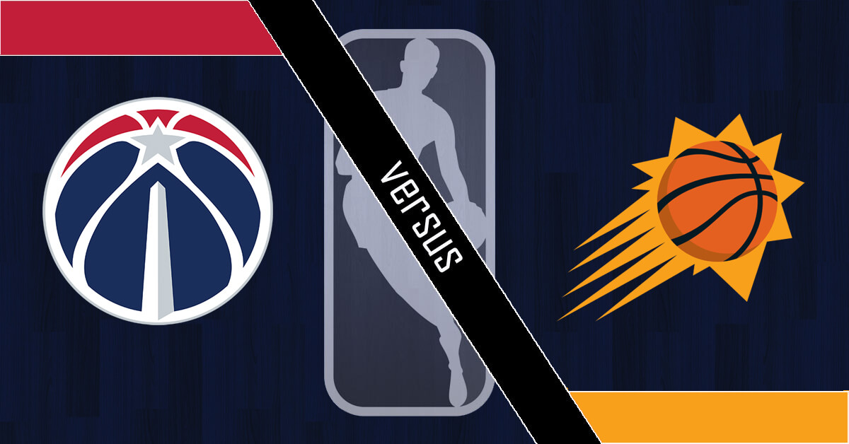Washington Wizards vs Phoenix Suns Logos - NBA Logo