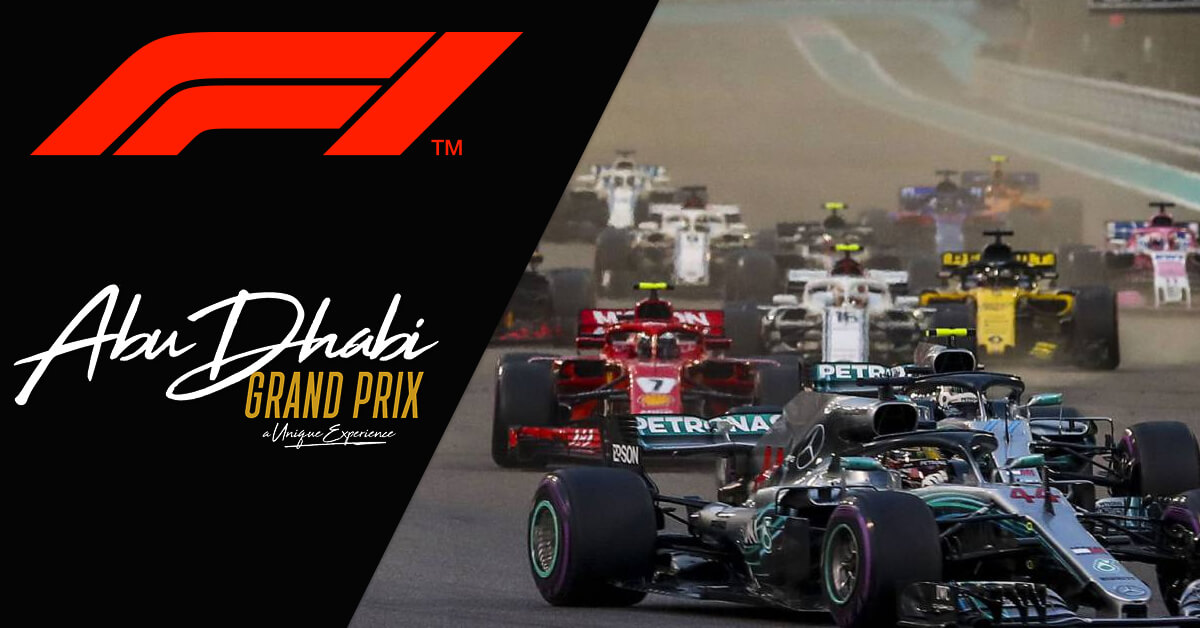 F! 2019 Abu Dhabi Grand Prix Race And Logo