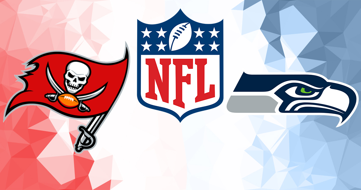 Tampa Bay Bucaneers vs Seattle Seahawks Logos - NFL Logo