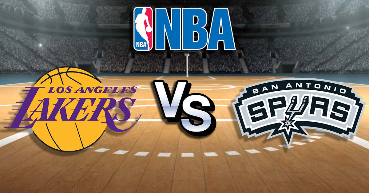 Los Angeles Lakers Vs San Antonio Spurs NBA Logo