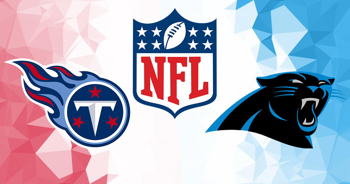 Tennessee Titans vs Carolina Panthers Logos - NFL Logo
