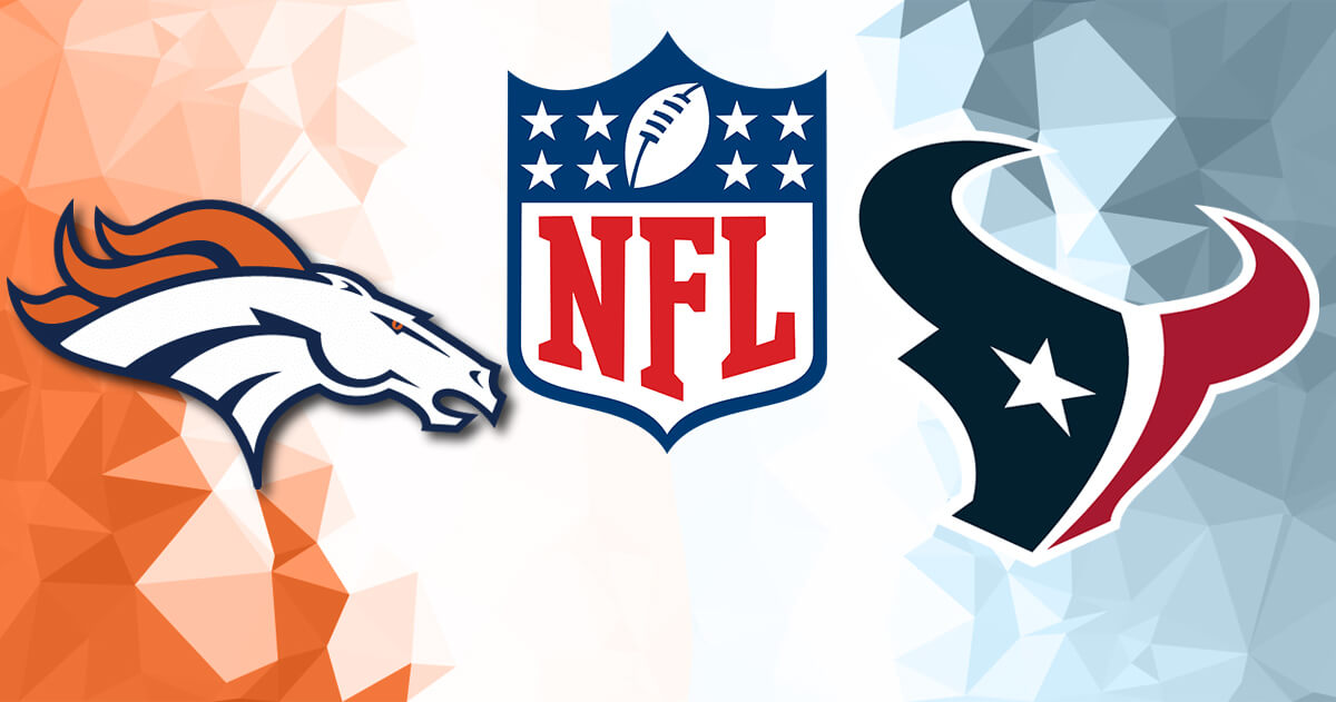 Denver Broncos vs Houston Texans Logos - NFL Logo