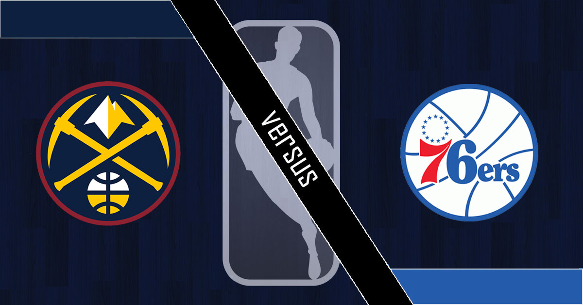 Denver Nuggets vs Philadelphia 76ers Logos - NBA Logo