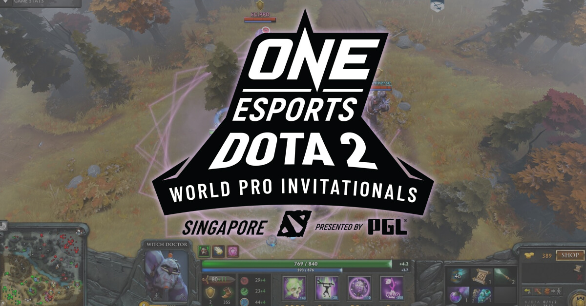 Dota 2 Screenshot - ONE Esports Dota 2 World Pro Invitational Singapore Logo