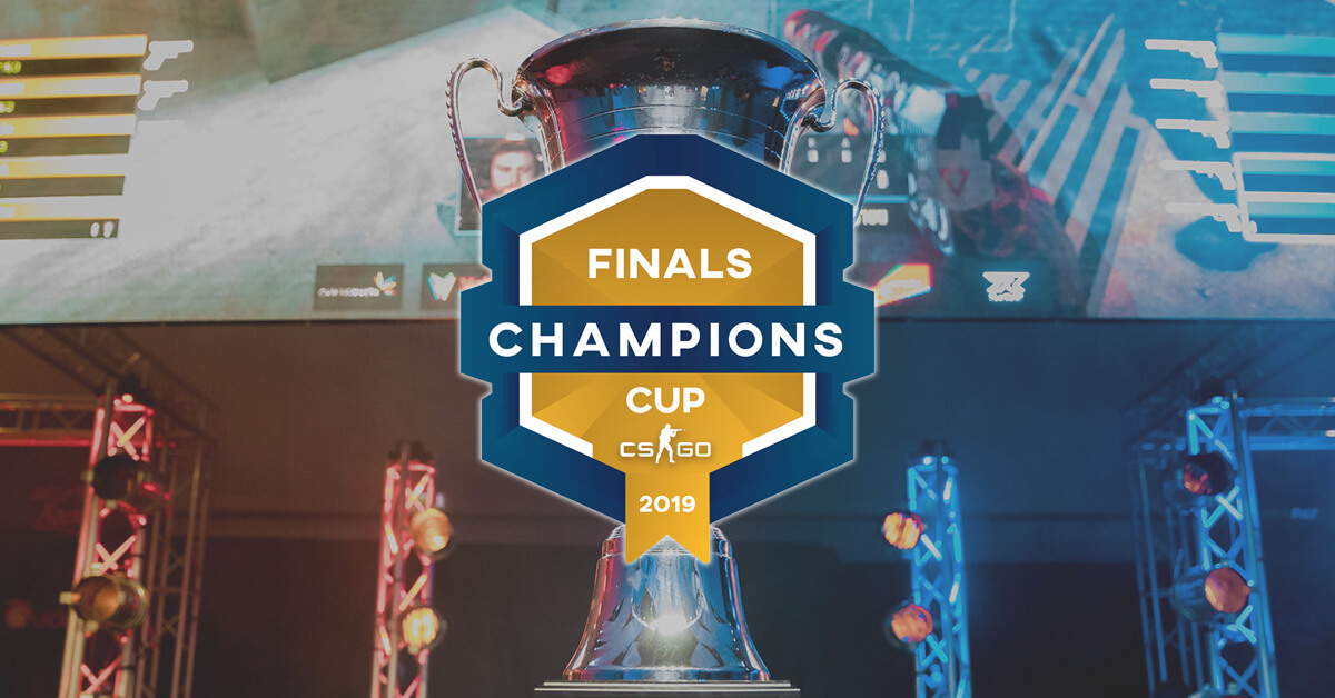 Esports Event Trophy Background - 2019 Champions Cup Finals Logo