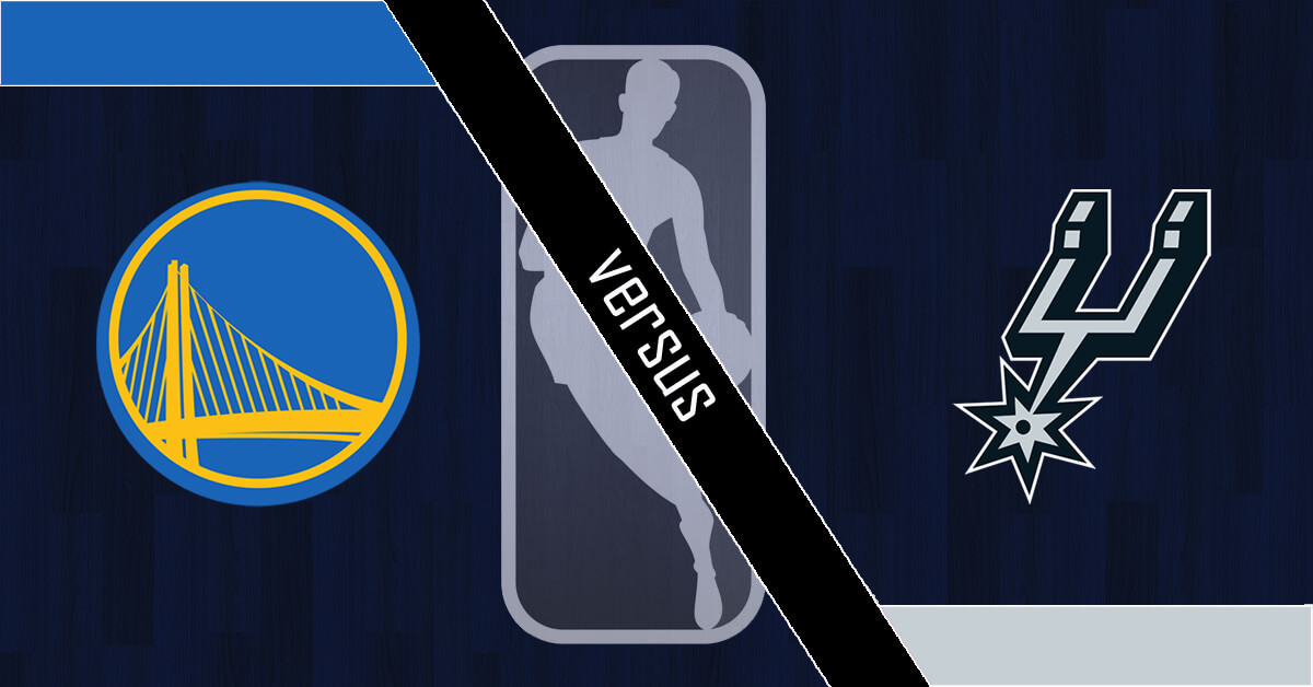 Golden State Warriors vs San Antonio Spurs Logos - NBA Logo