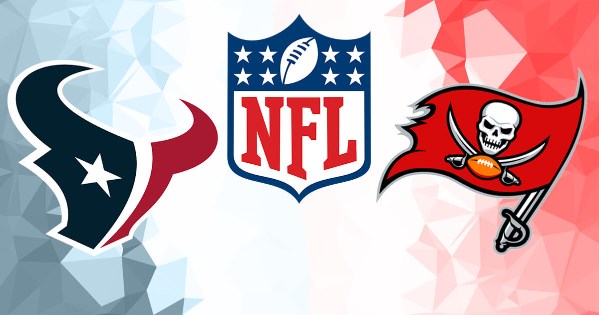 Houston Texans vs Tampa Bay Buccaneers Logos - NFL Logo