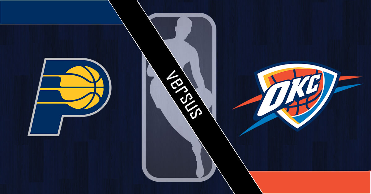 Indiana Pacers vs Oklahoma City Thunder Logos - NBA Logo