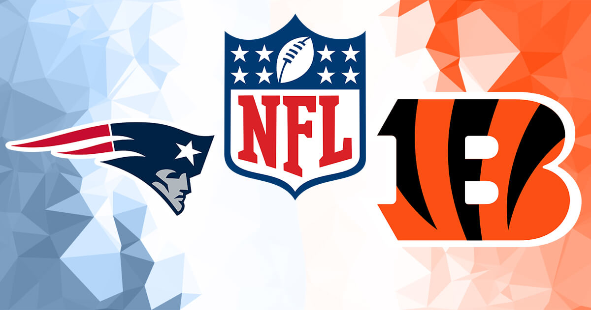 New England Patriots vs Cincinnati Bengals Logos - NFL Logo