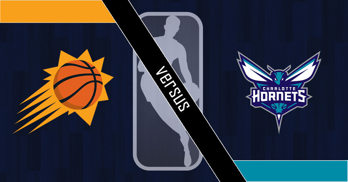Phoenix Suns vs Charlotte Hornets Logos - NBA Logo