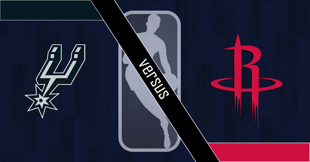 San Antonio Spurs vs Houston Rockets Logos - NBA Logo