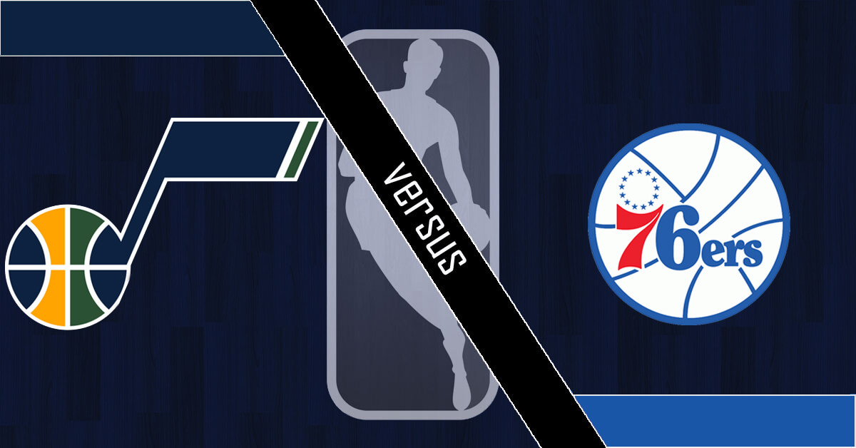 Utah Jazz vs Philadelphia 76ers Logos - NBA Logo