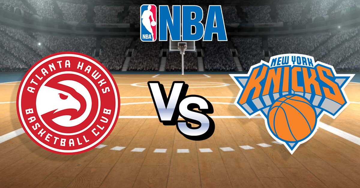 Atlanta Hawks vs New York Knicks Logos - NBA Logo