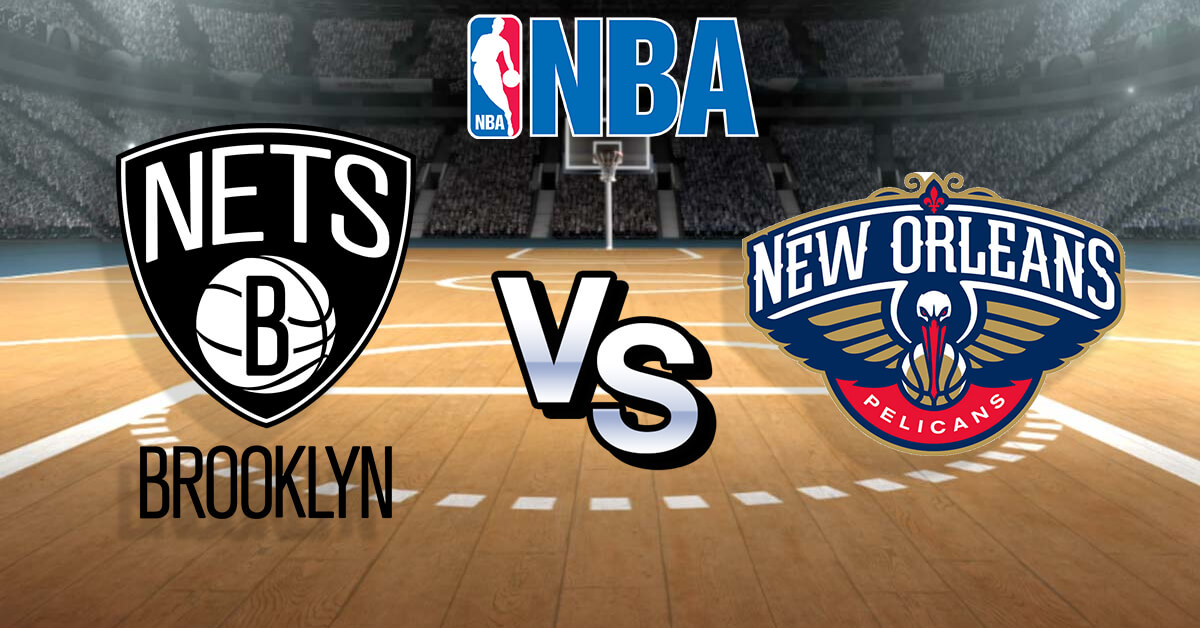 Brooklyn Nets vs New Orleans Pelicans Logos - NBA Logo