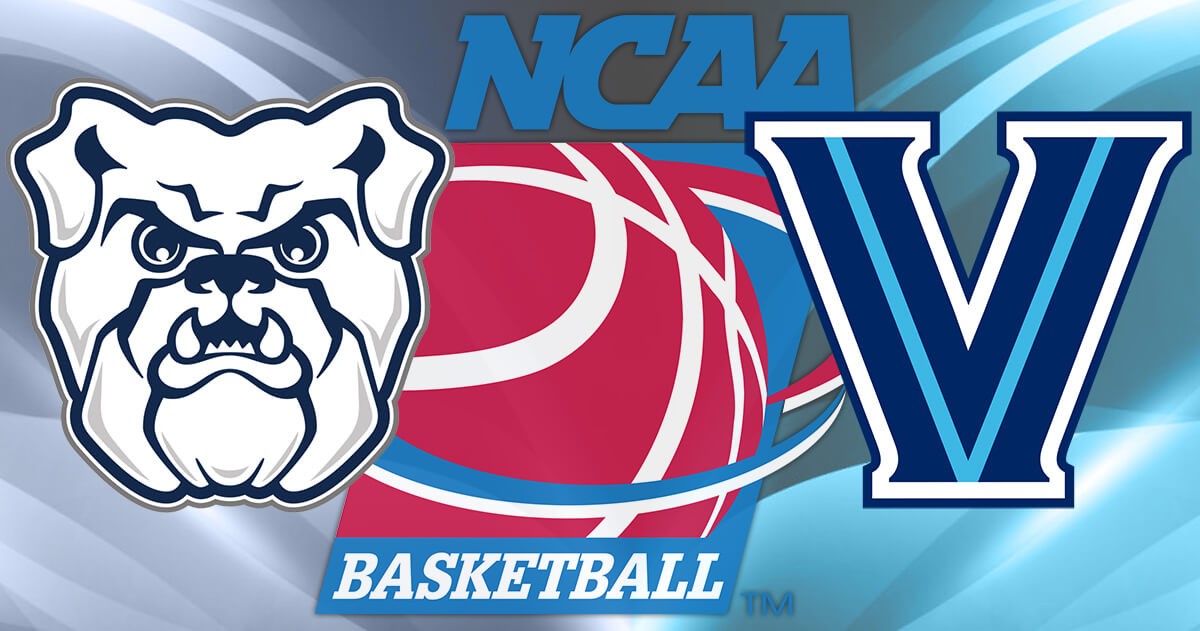Butler Bulldogs vs Villanova Wildcats Logos - NCAAM Logo