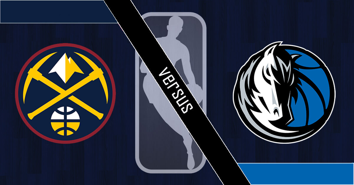 Denver Nuggets vs Dallas Mavericks Logos - NBA Logo