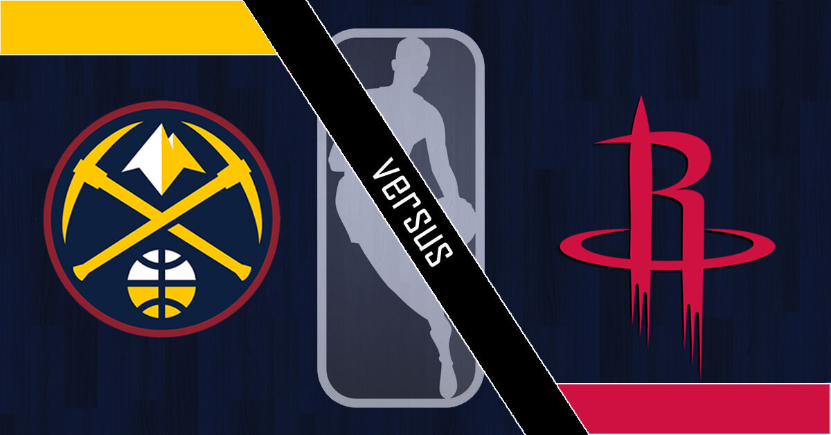 Denver Nuggets vs Houston Rockets Logos - NBA Logo
