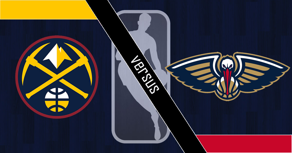Denver Nuggets vs New Orleans Pelicans Logos - NBA Logo