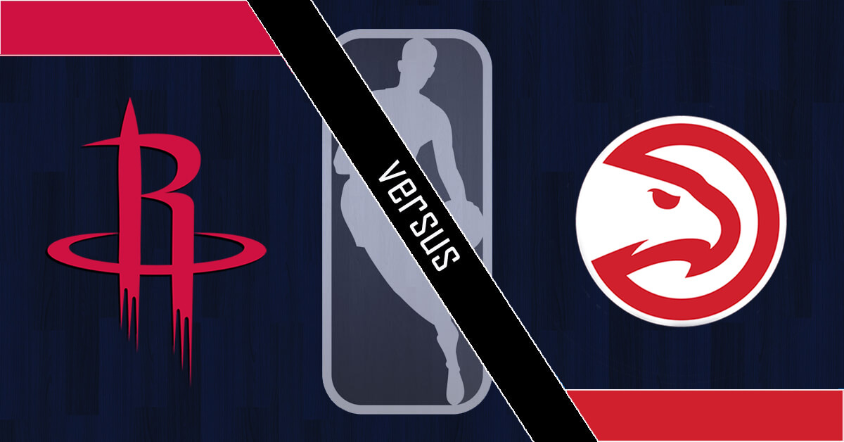 Houston Rockets vs Atlanta Hawks Logos - NBA Logo